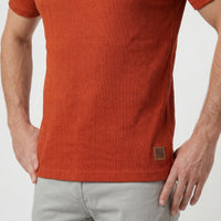 Camiseta Gola V Transpassada