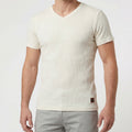 Camiseta Gola V Transpassada