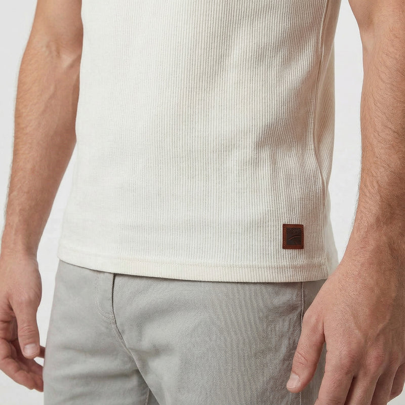 Camiseta Gola V Transpassada