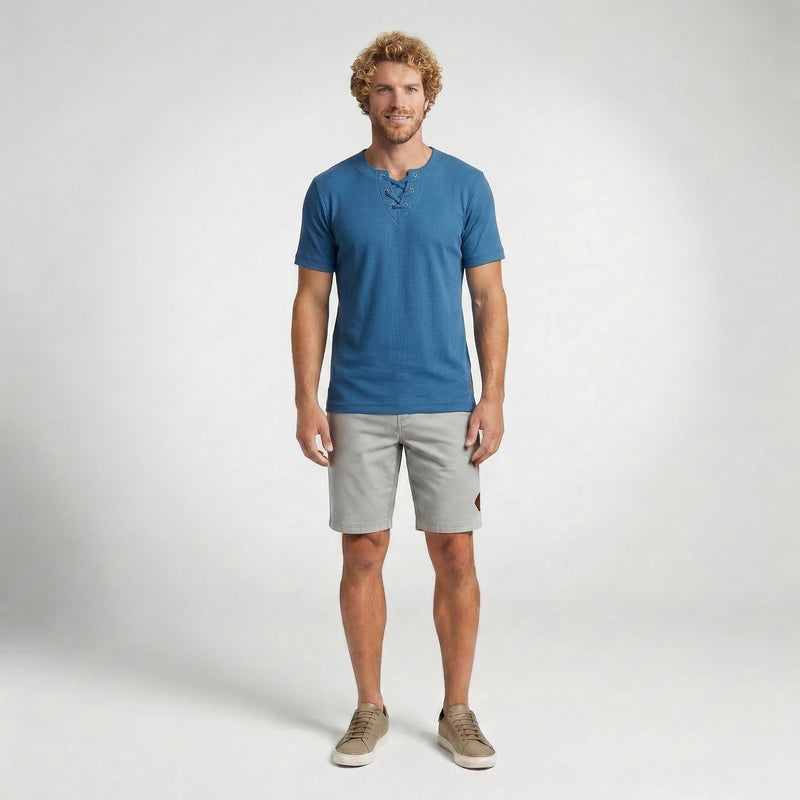 Bata Masculina com 6 Ilhós