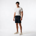 Short Linho Casual com Elástico – Preto