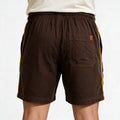 Short Elástico Casual com Linho – Marrom