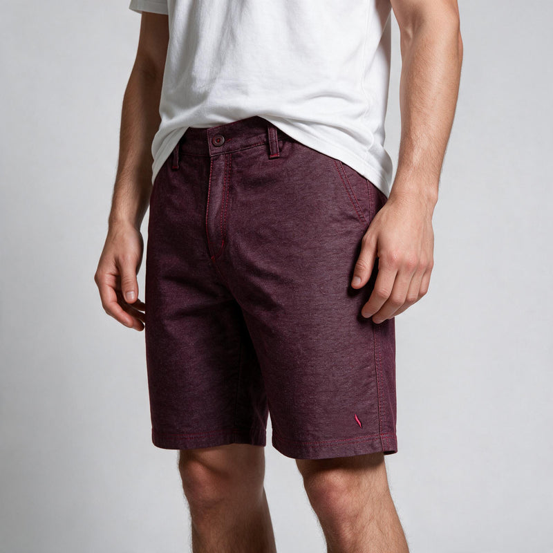 Bermuda Cós KNK My Size – Vinho