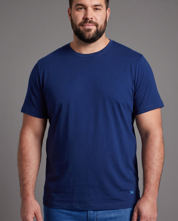 Camiseta Algodão PIMA KNK - My Size – Azul Marinho