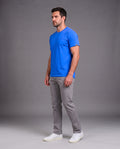 Camiseta de Malha com Recorte Frontal
