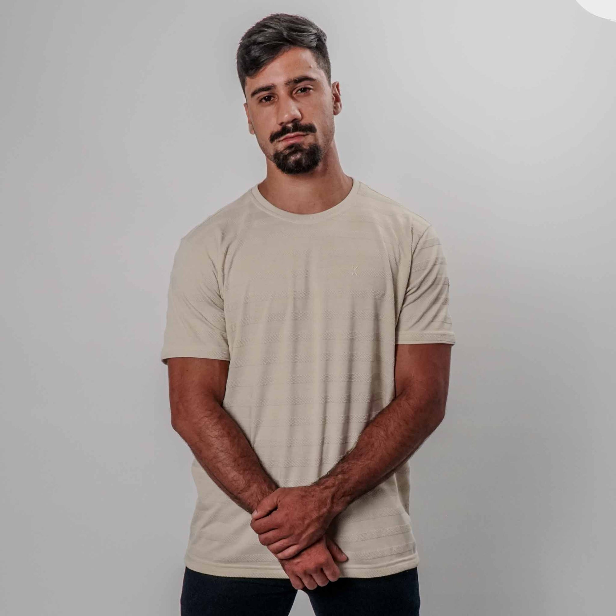 Camisa Listras Texturizadas