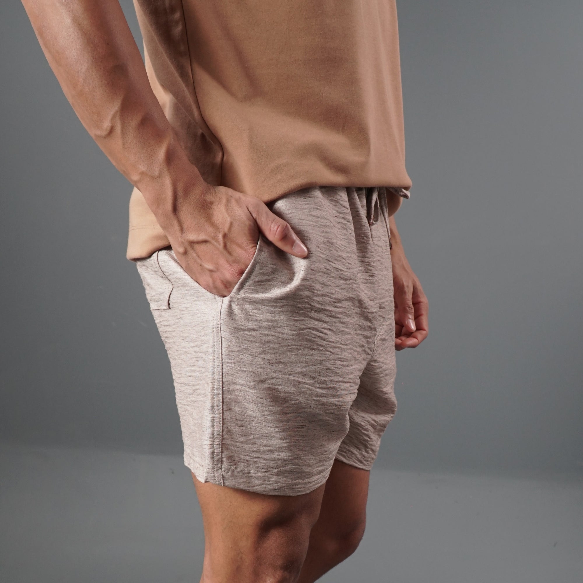 Short de Linho com Elástico