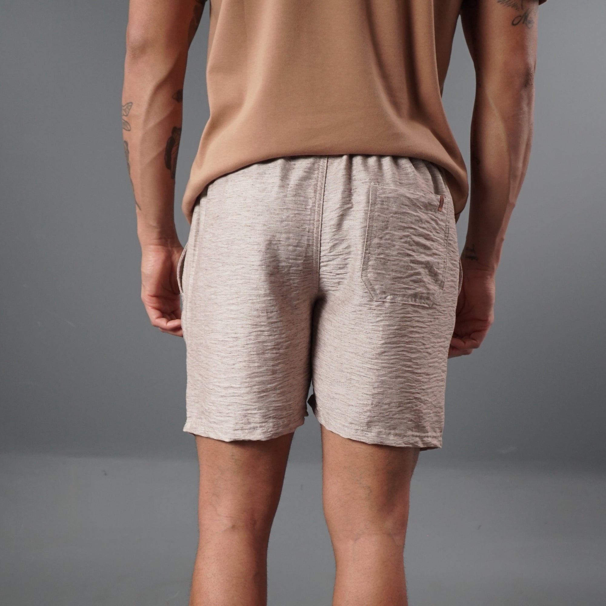 Short de Linho com Elástico