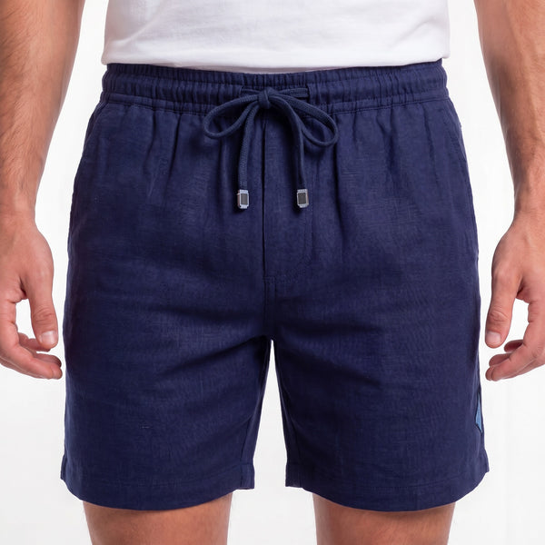 Short Elástico com Linho