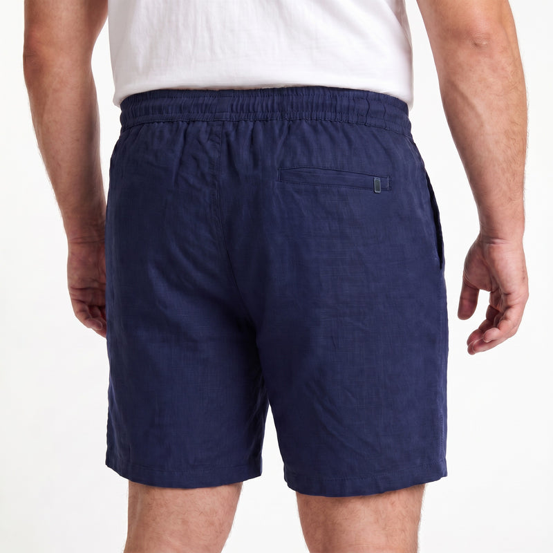 Short Casual de Linho com Elástico My Size