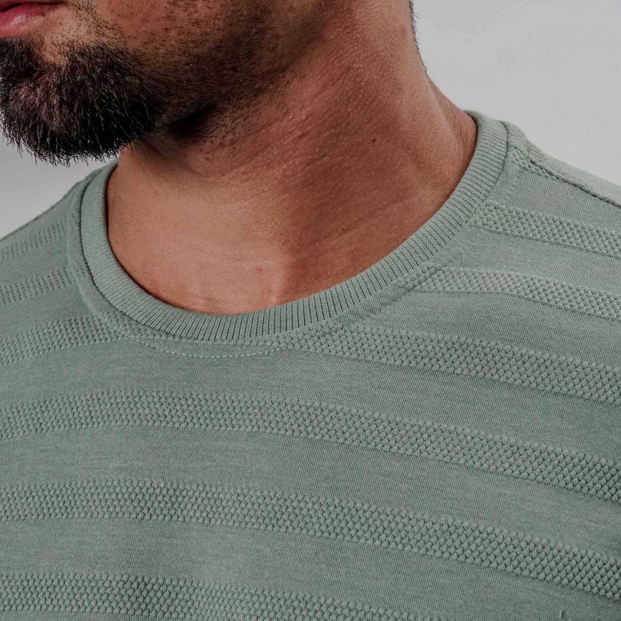 Camisa Listras Texturizadas