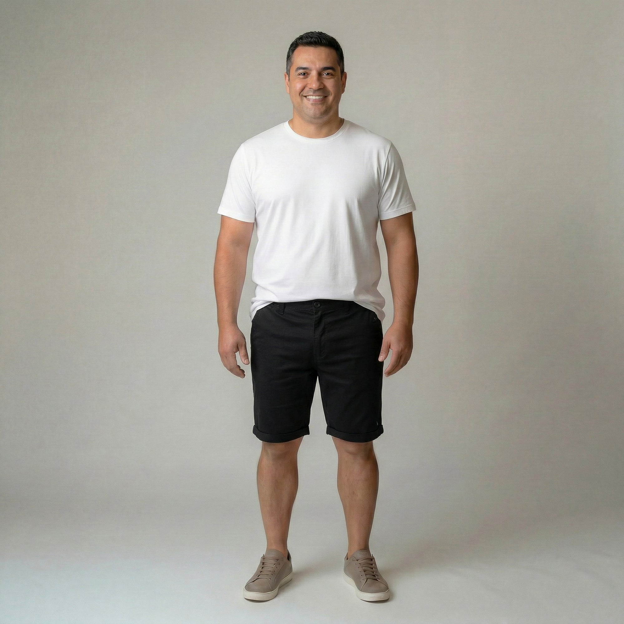 Bermuda Casual Skinny Color com Elastano - My Size