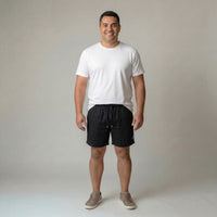 Short Elástico com Linho - My Size
