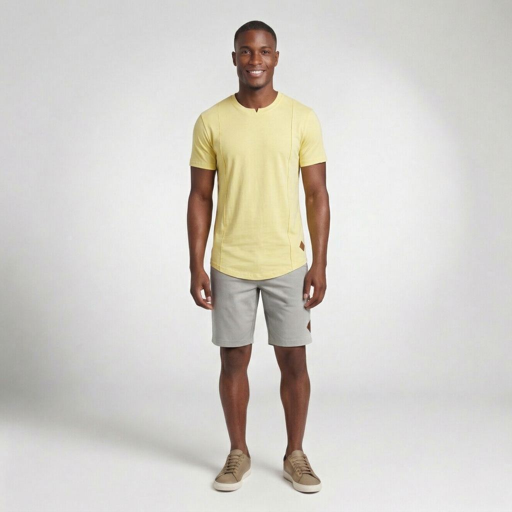 Camiseta Casual Gola Pocadinho