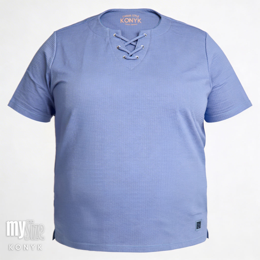 Bata Casual Malha com 6 Ilhós