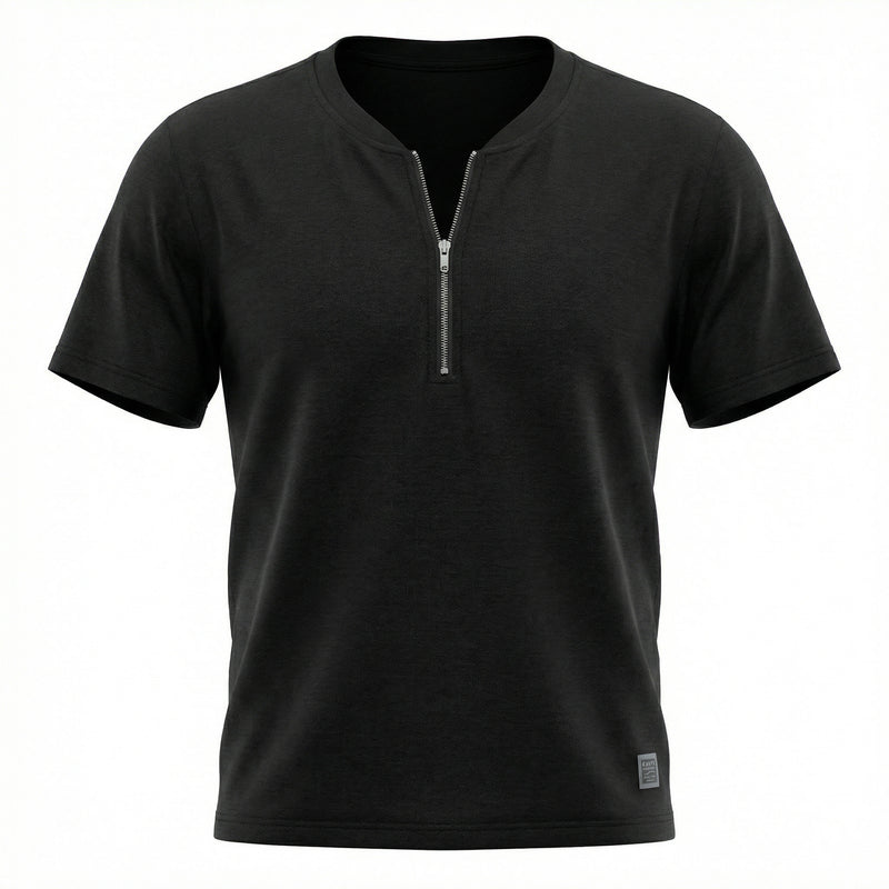 Camisa Casual com Zíper