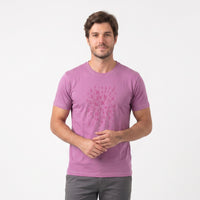 Camiseta Masculina Silk KNK Lilás