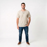 Bata Masculina com 6 Ilhós