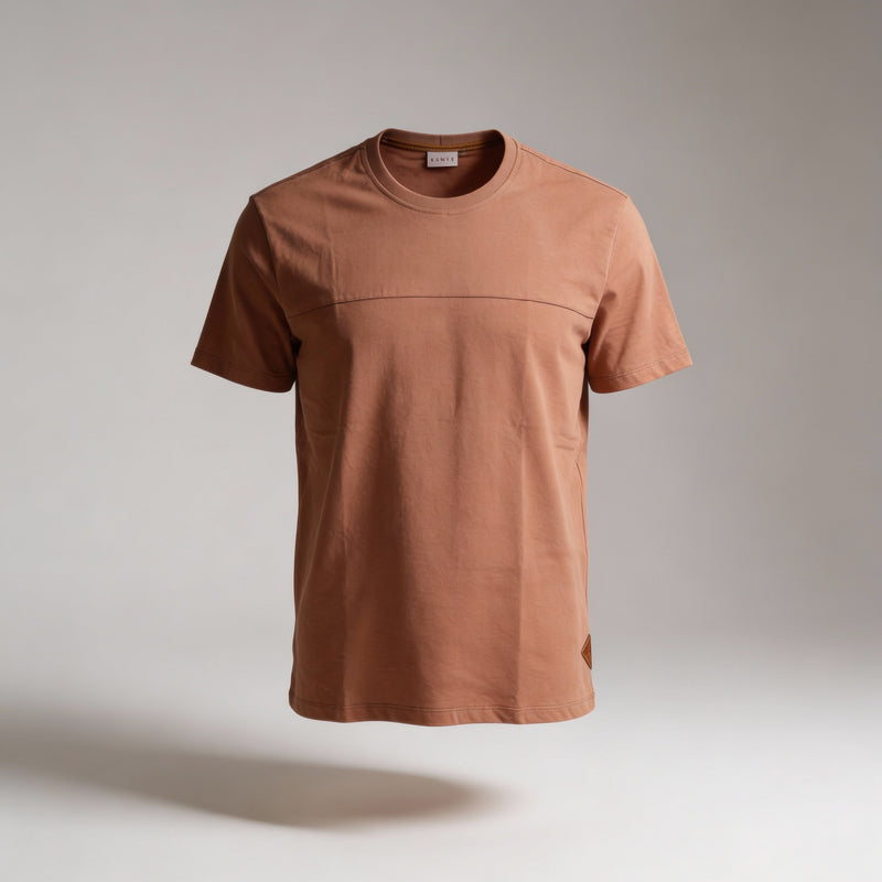 Camisa Casual com Recorte