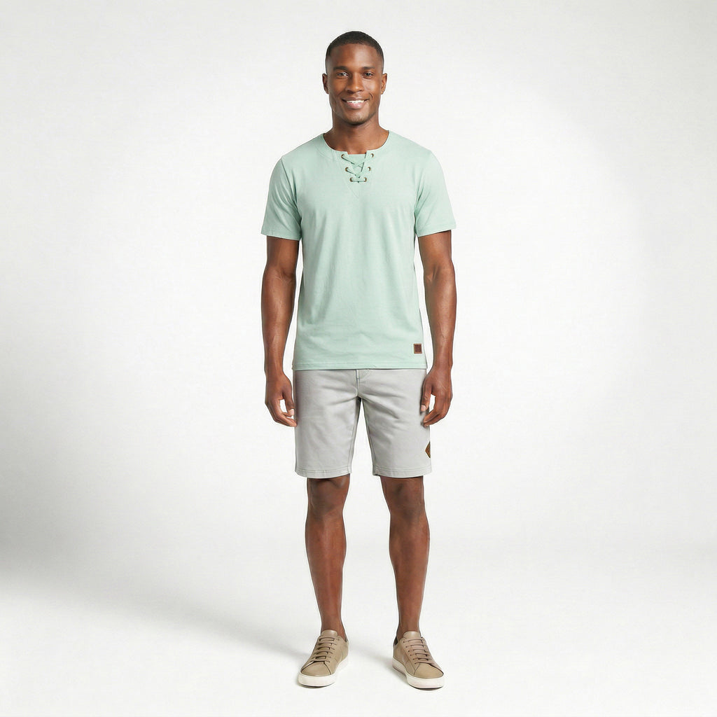 Bata Casual com 6 Ilhós