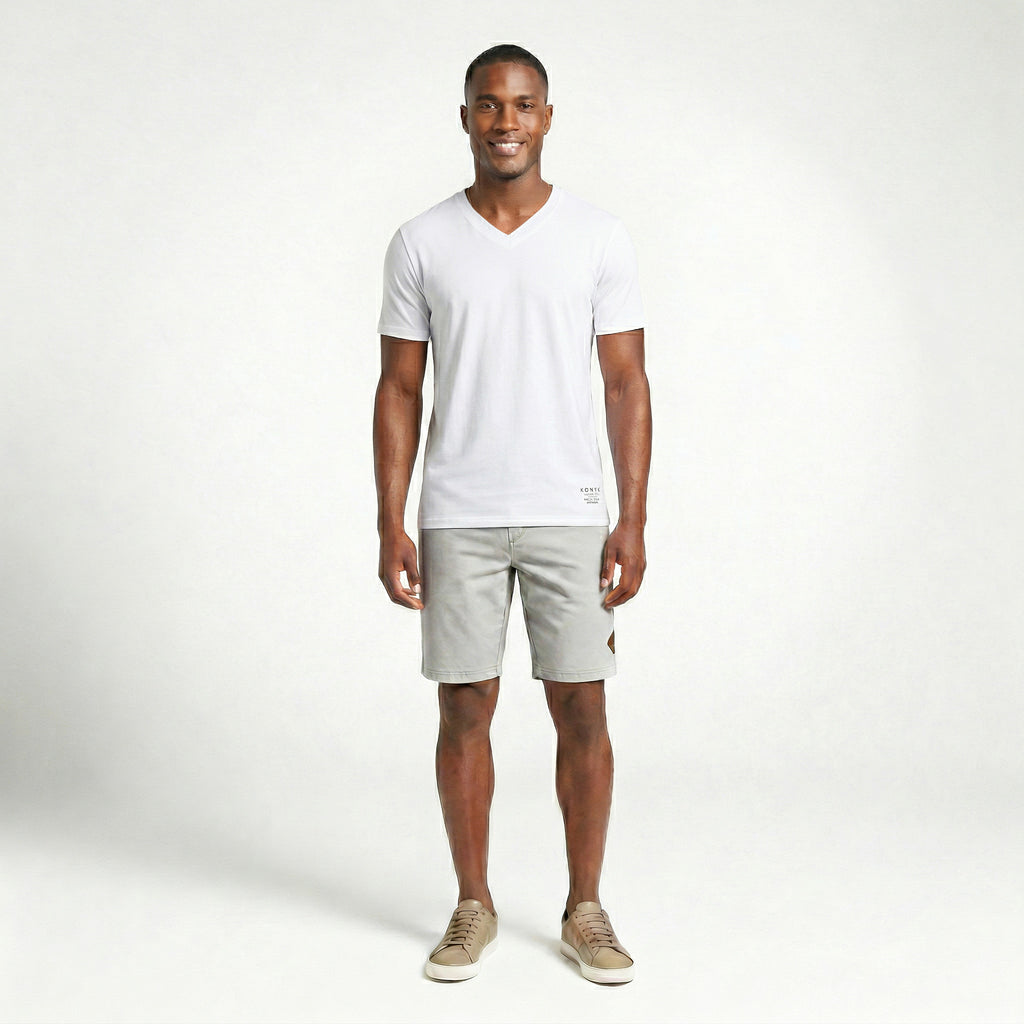Camisa Casual com Gola V