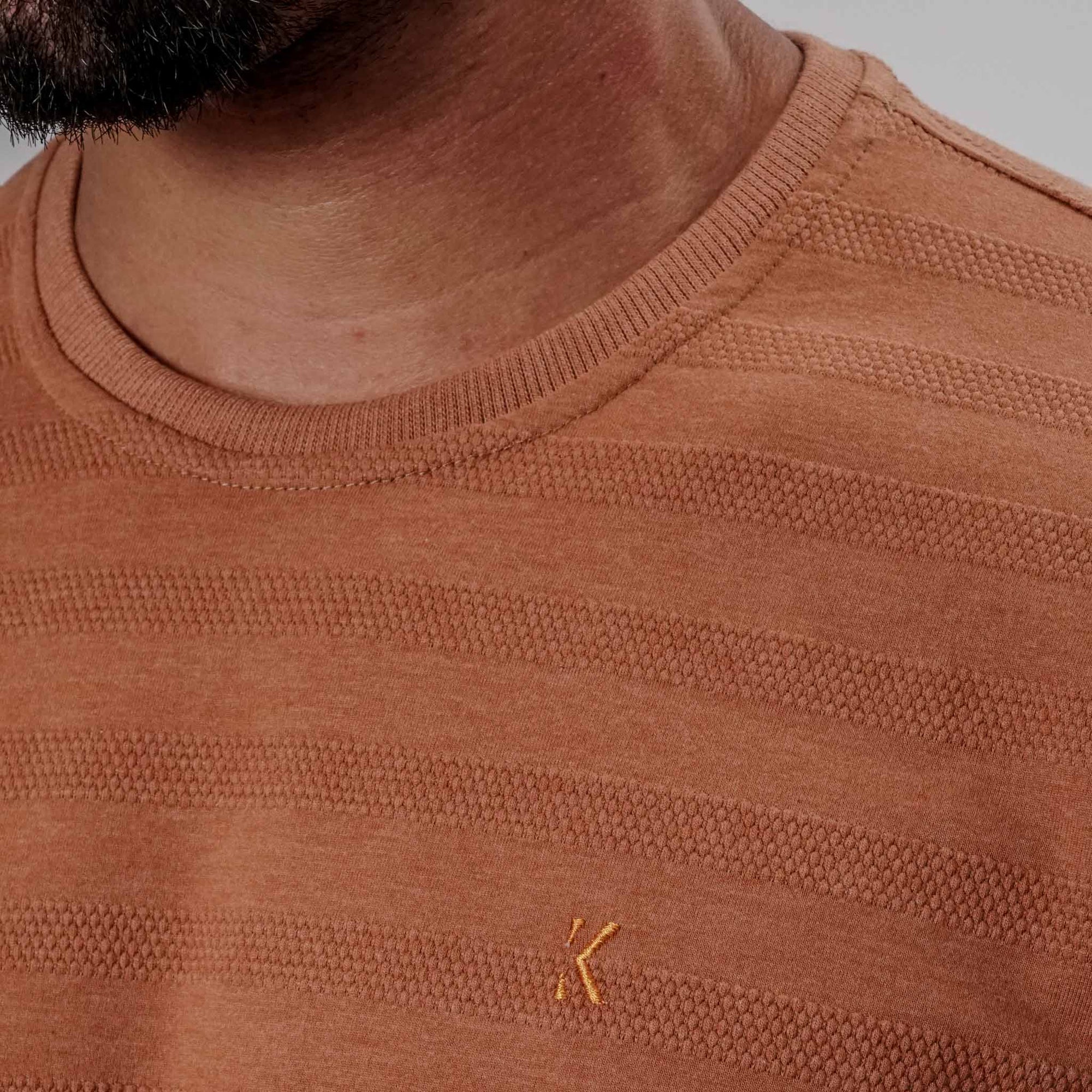 Camisa Listras Texturizadas