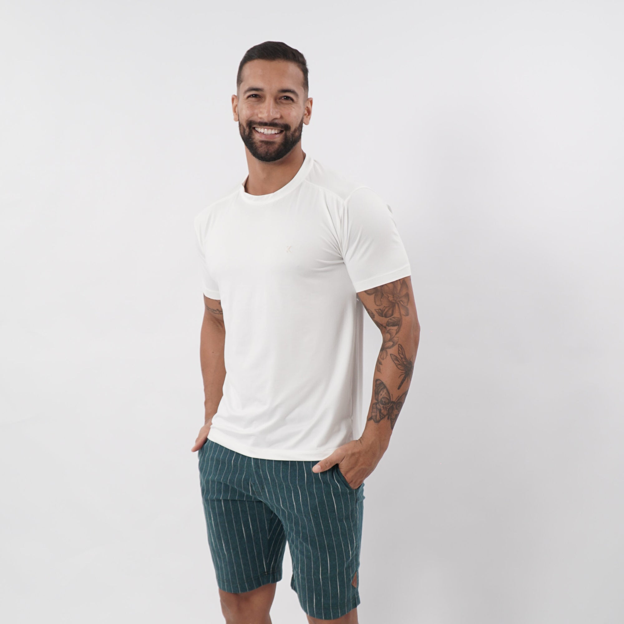 Camisa Casual Ombro Caído