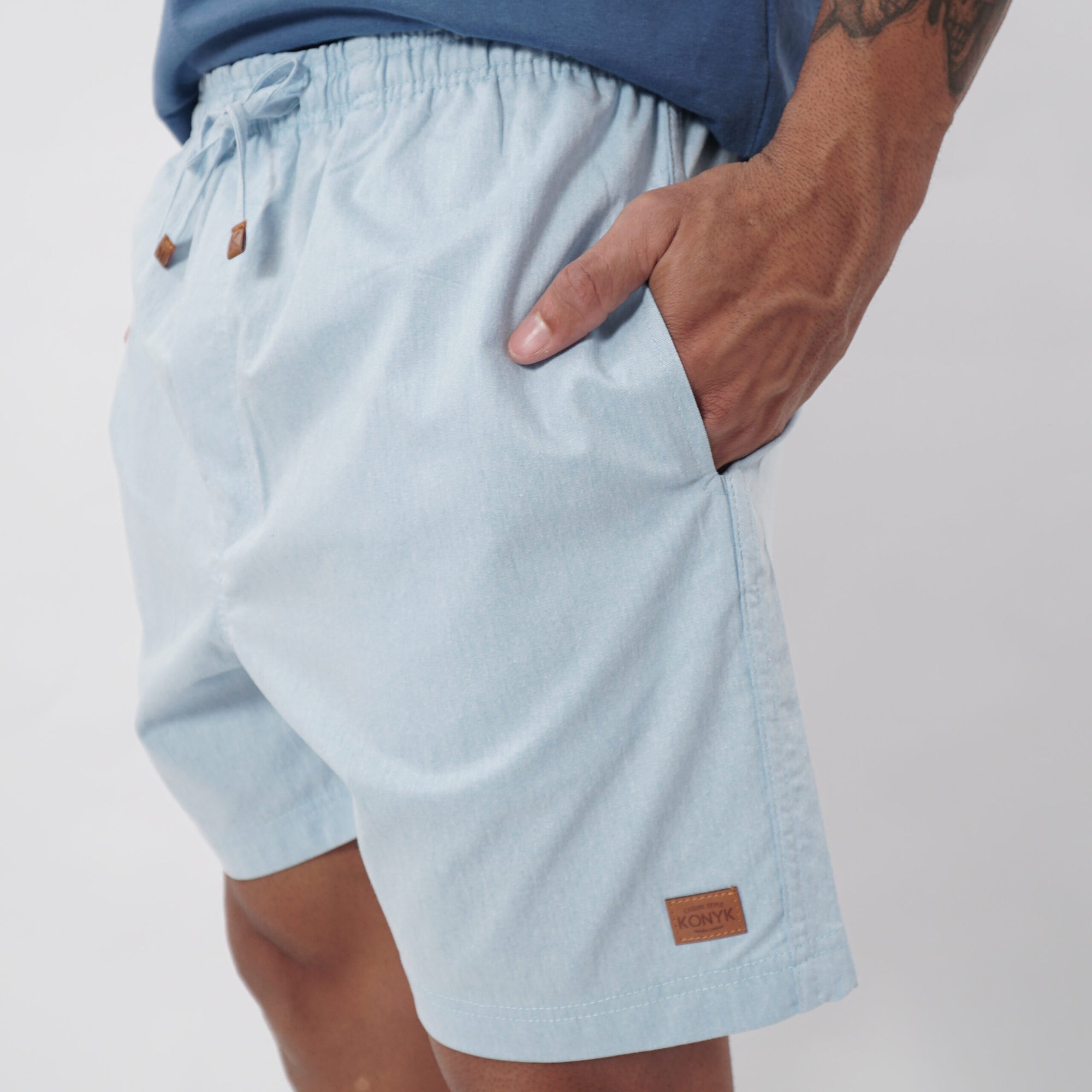 Short Masculino Casual Liso