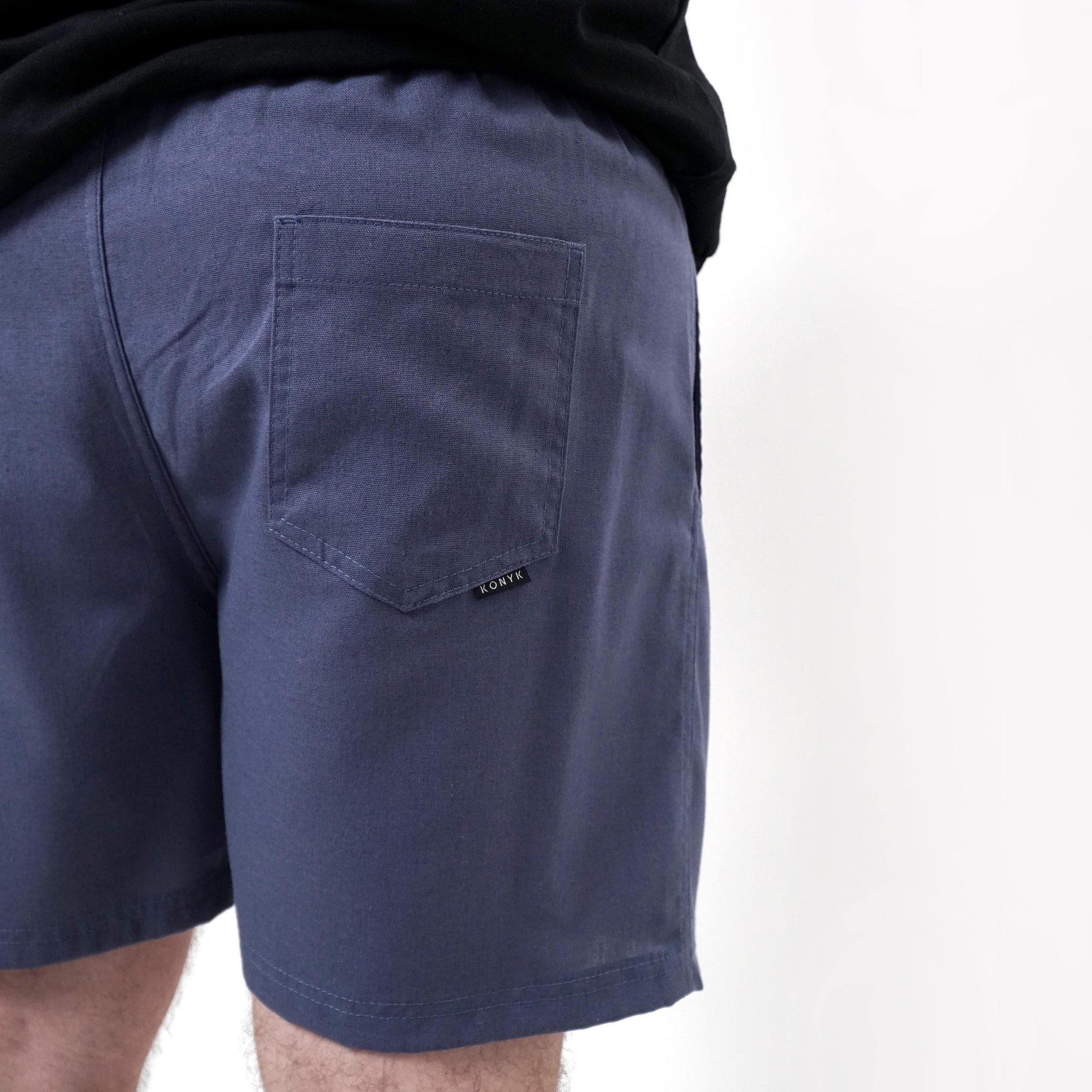 Short Masculino em Linho Liso My Size