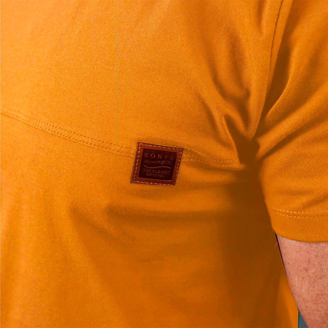 Camiseta Casual de Malha com Recorte