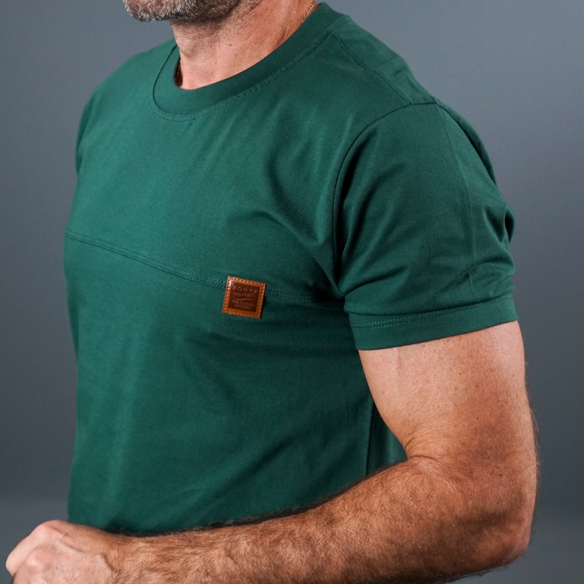 Camiseta Casual de Malha com Recorte