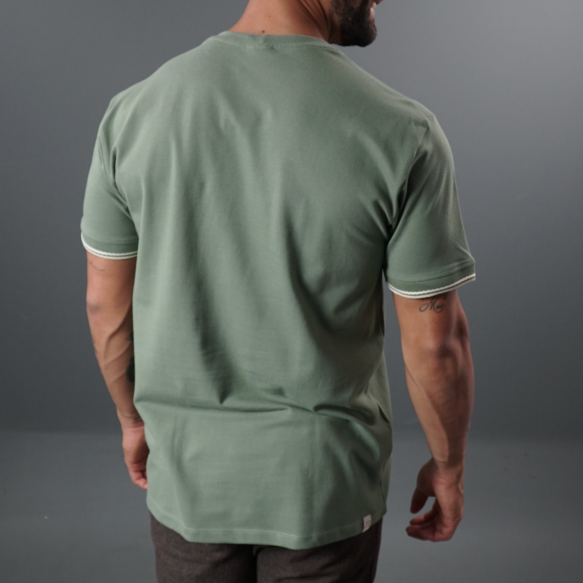Camisa Casual com Punho Trabalhado