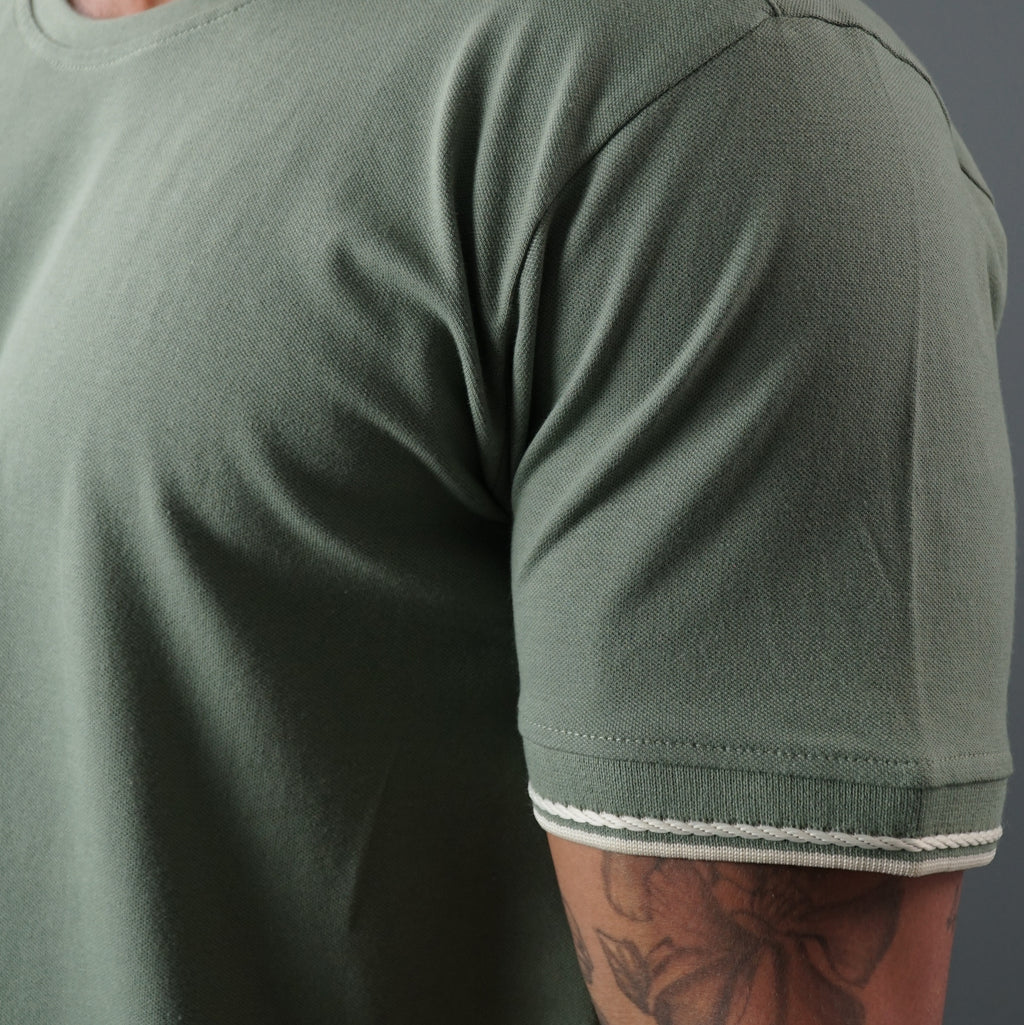 Camisa Casual com Punho Trabalhado