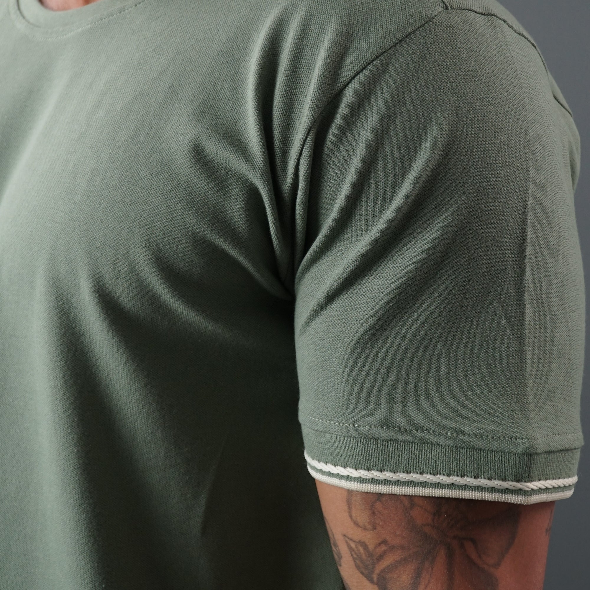 Camisa Casual com Punho Trabalhado