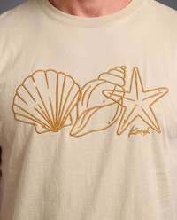 Camiseta Bordado Conchas