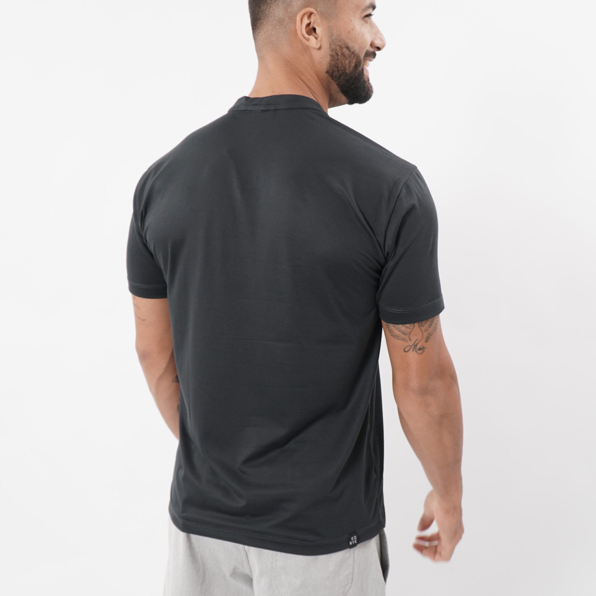 Camisa Casual Ombro Caído
