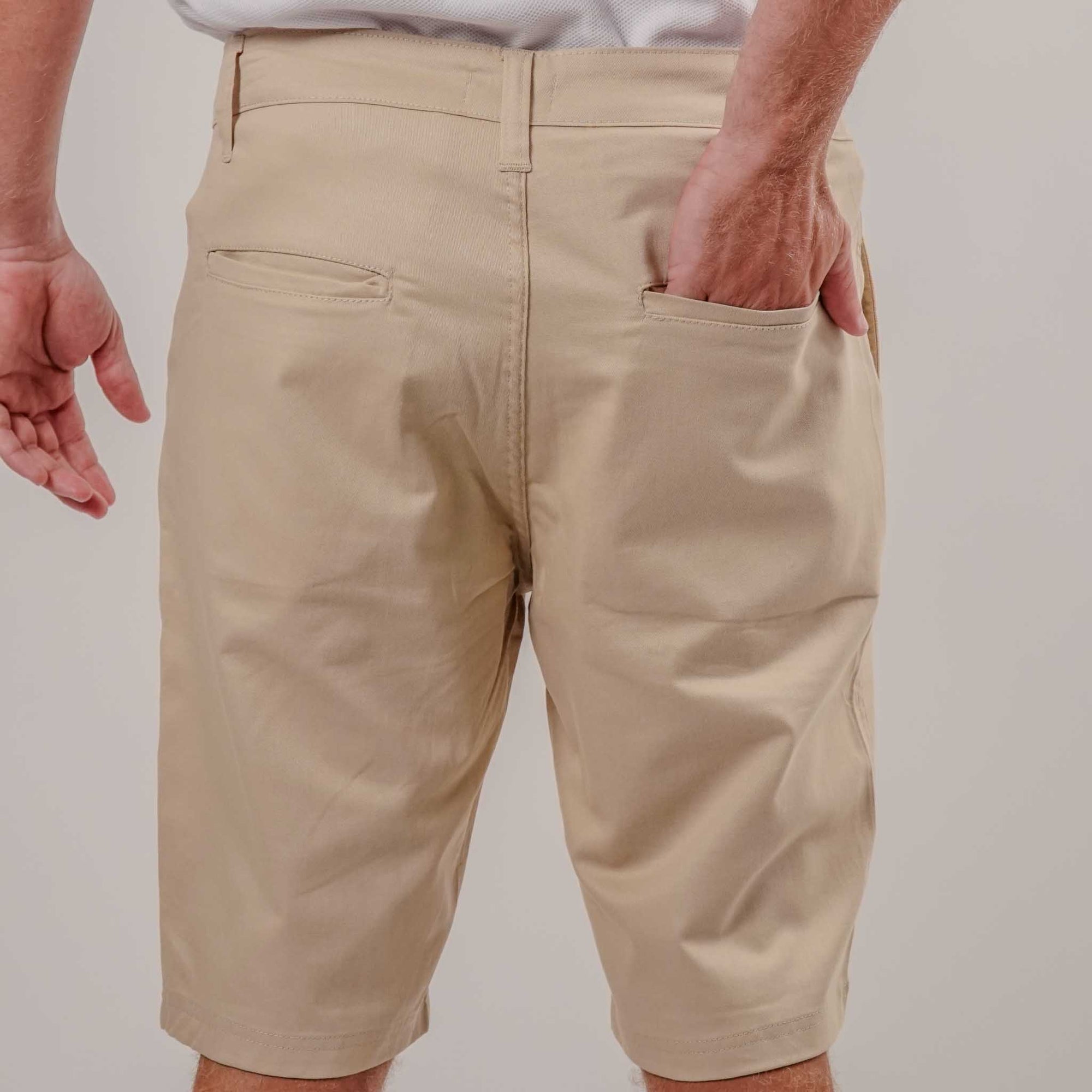 Bermuda de Algodão Casual Cós
