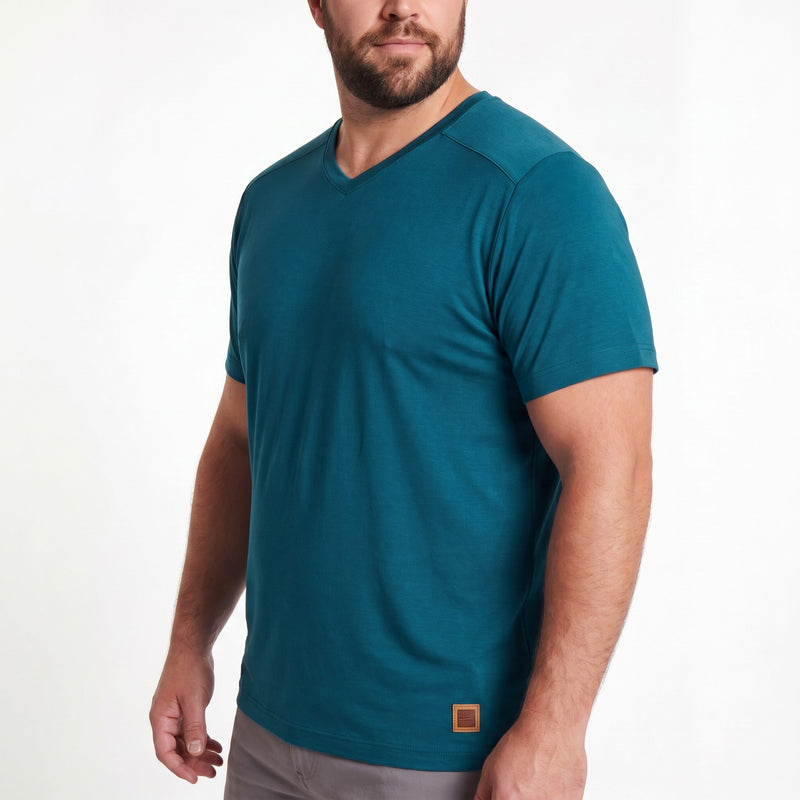 Camiseta Casual Gola V My Size