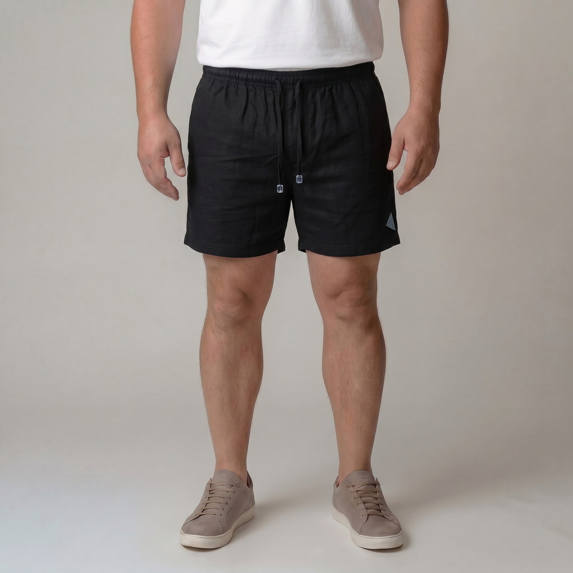 Short Elástico com Linho - My Size