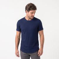 Camiseta Casual Gola Olímpica Dupla