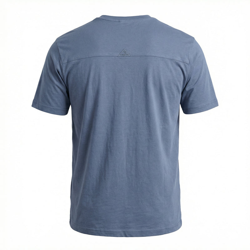Camiseta de Algodão com Gola Transpassada