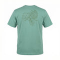 Camiseta de Malha com Silk Folhas