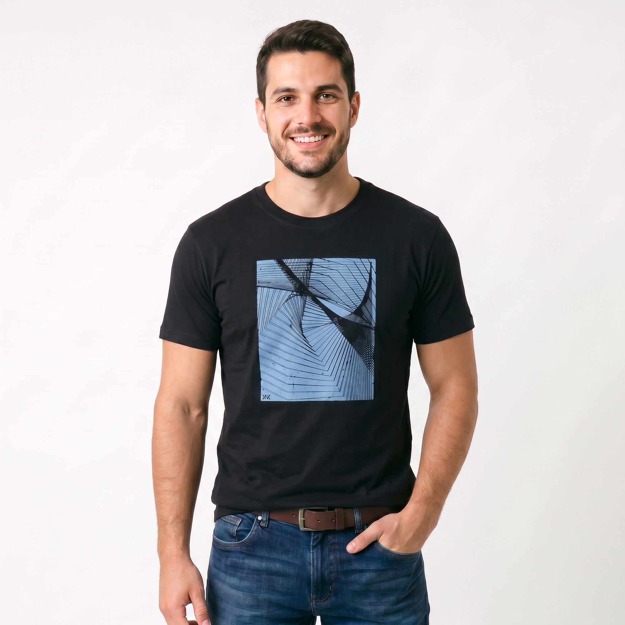 Camiseta Masculina Silk KNK Preta