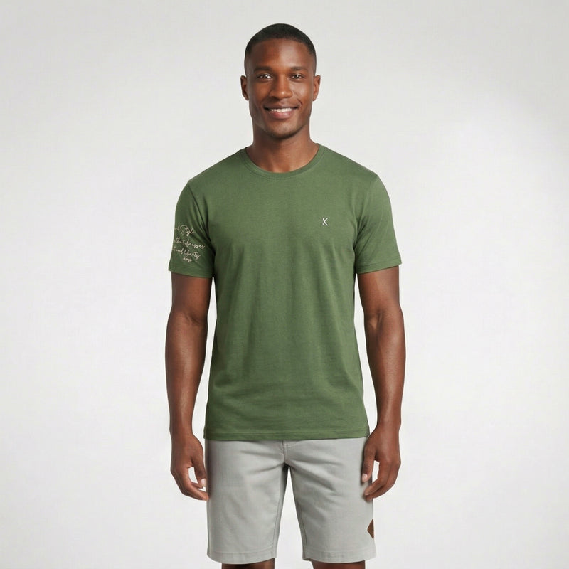 Camiseta Bordada Casual Style