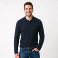 Polo Casual Manga Longa 3 Botões