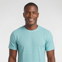 Camiseta Casual Texturizada com Linho