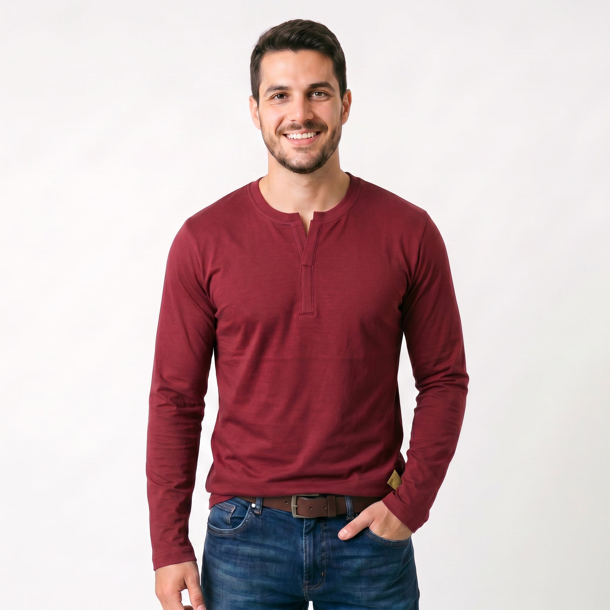 Camiseta Manga Longa Gola Patô Alongado