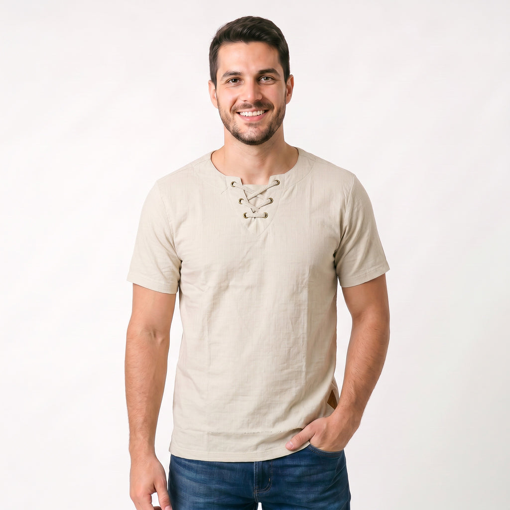 Bata Masculina com 6 Ilhós