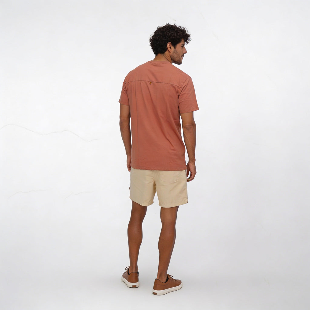 Camisa Casual com Recorte