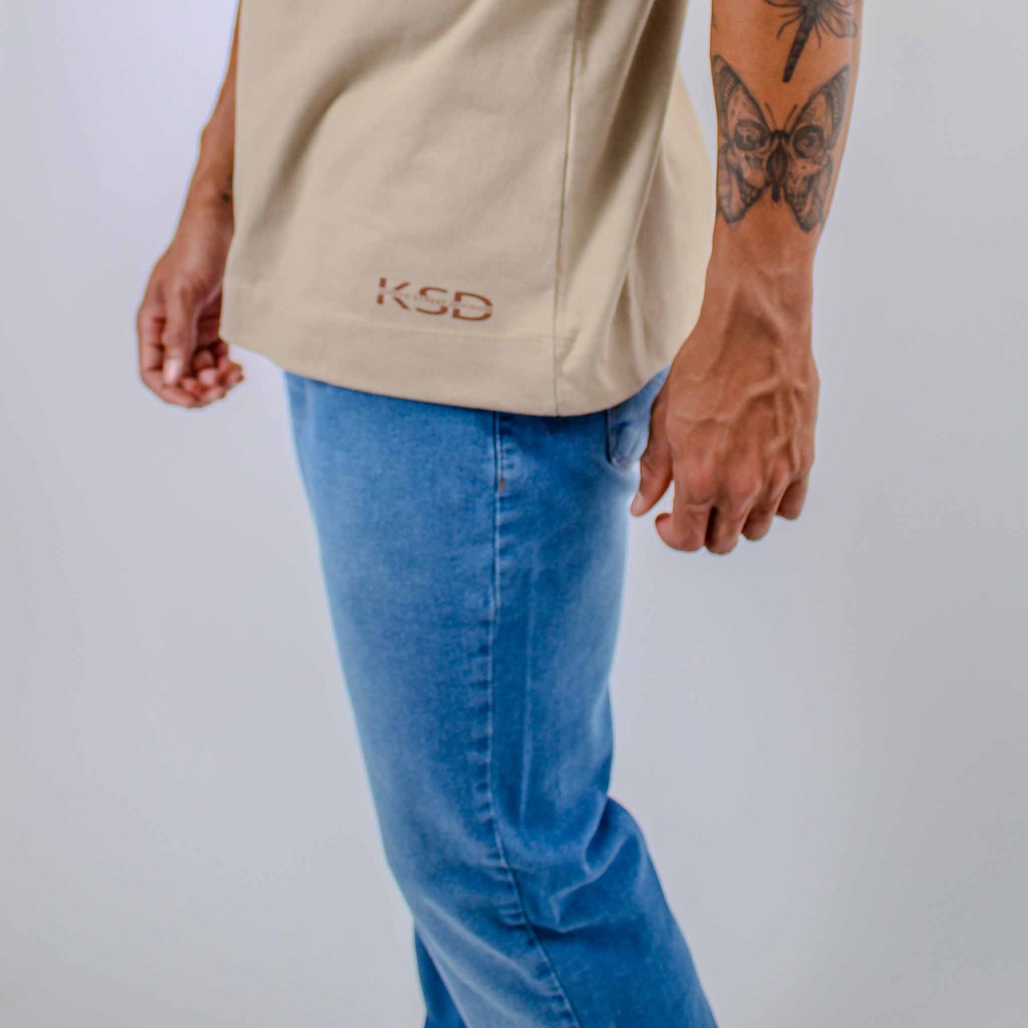 Calça Jeans Masculina Reta
